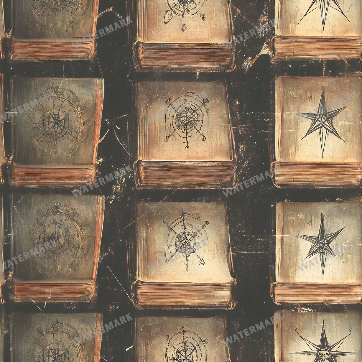 Witchcraft Seamless Pattern
