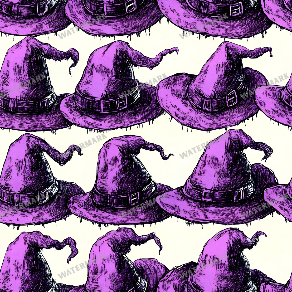 Witchcraft Seamless Pattern