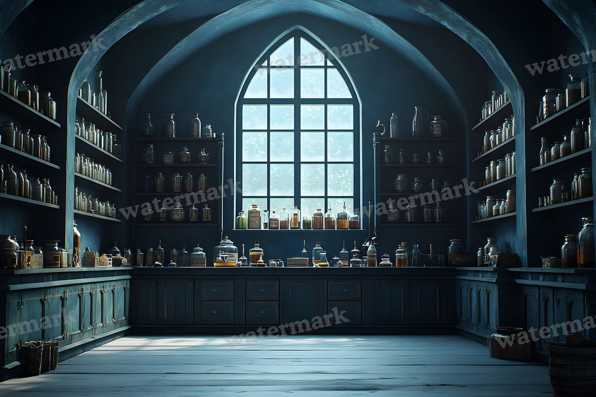 Witchs Apothecaryblue Backdrop Images