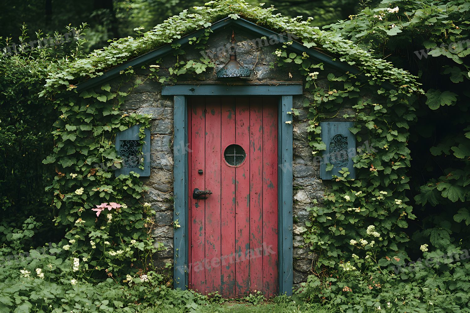 Witchs Hut Backdrop Images