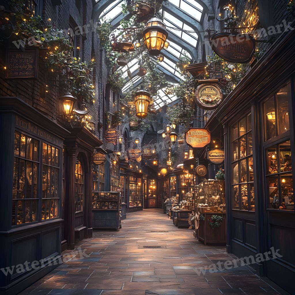 Wizarding Alley Backdrop Images
