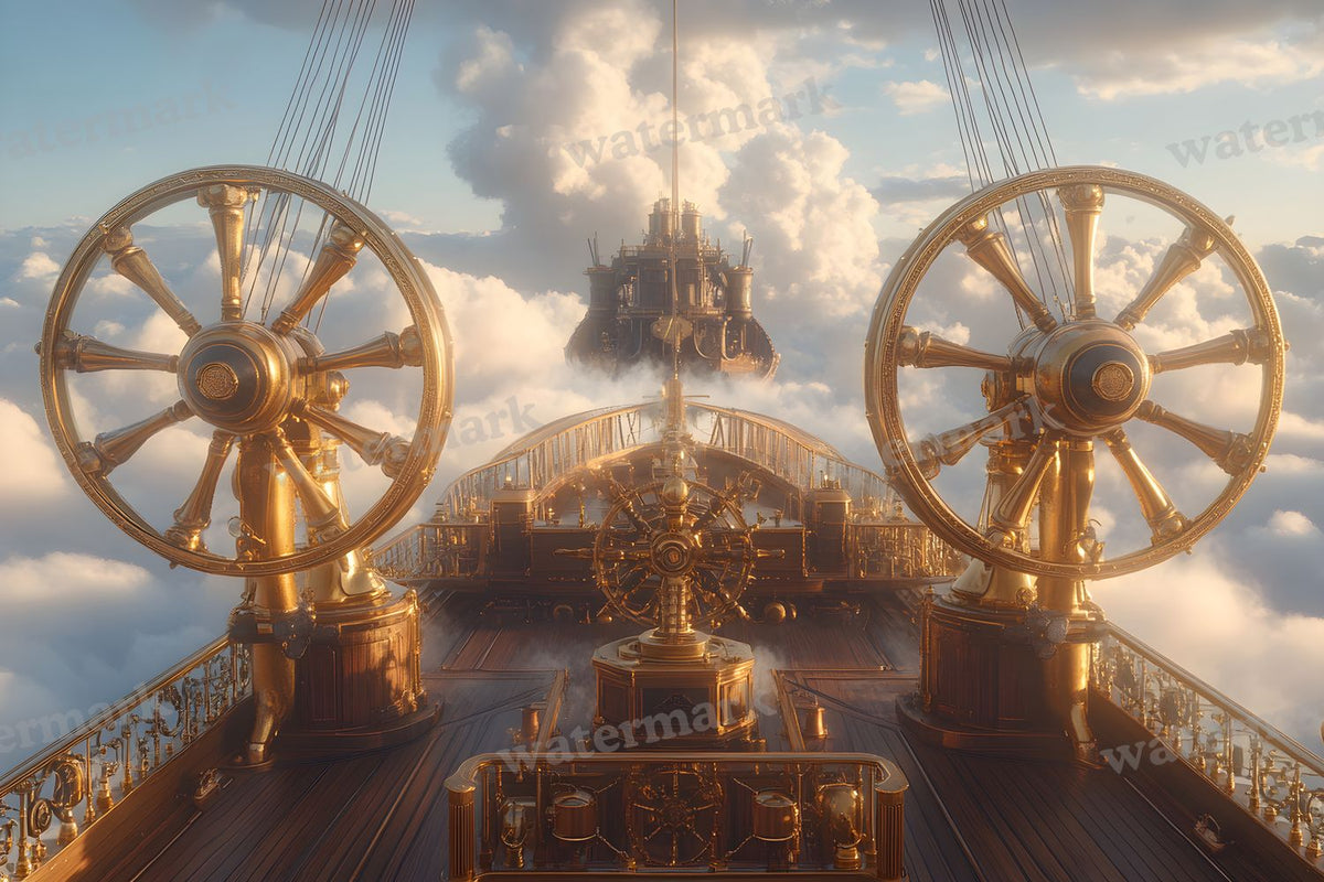 Airship Deck Backdrop Images