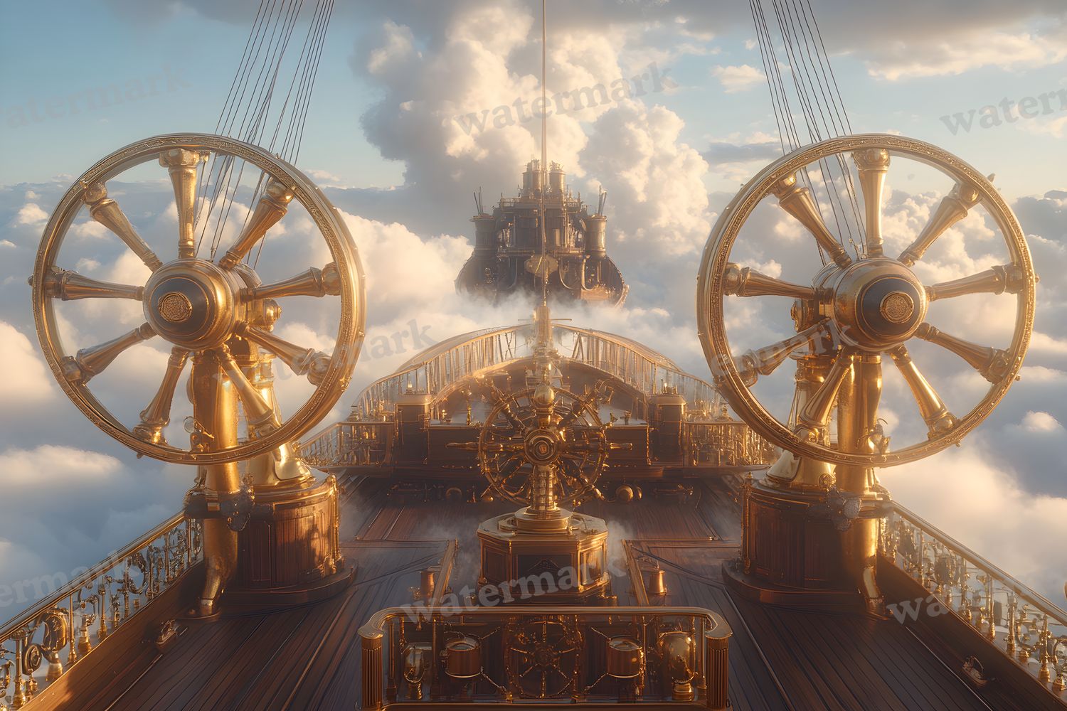 Airship Deck Backdrop Images