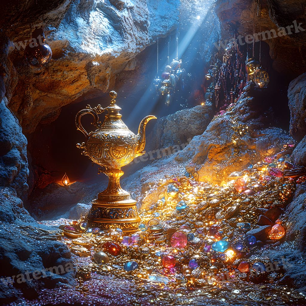 Aladdins Enchanted Cave Backdrop Images