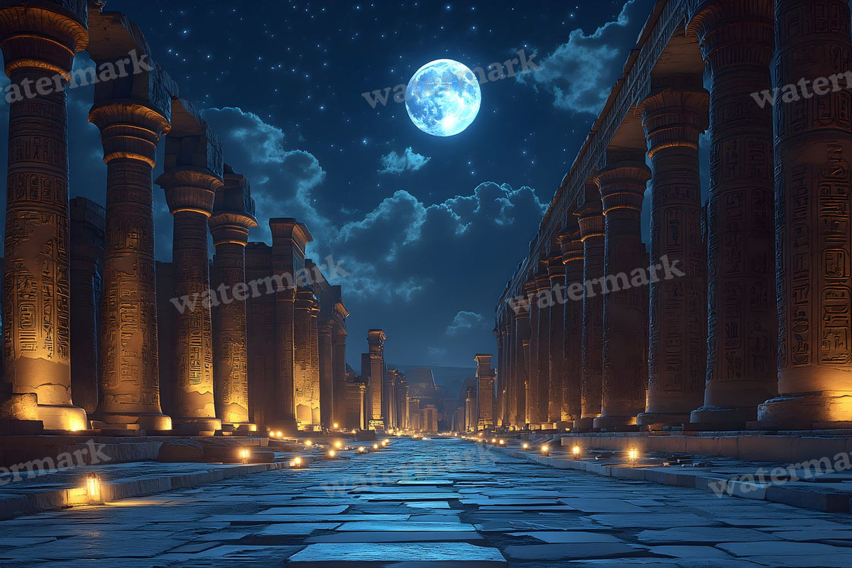 Ancient Egyptian Night Backdrop Images