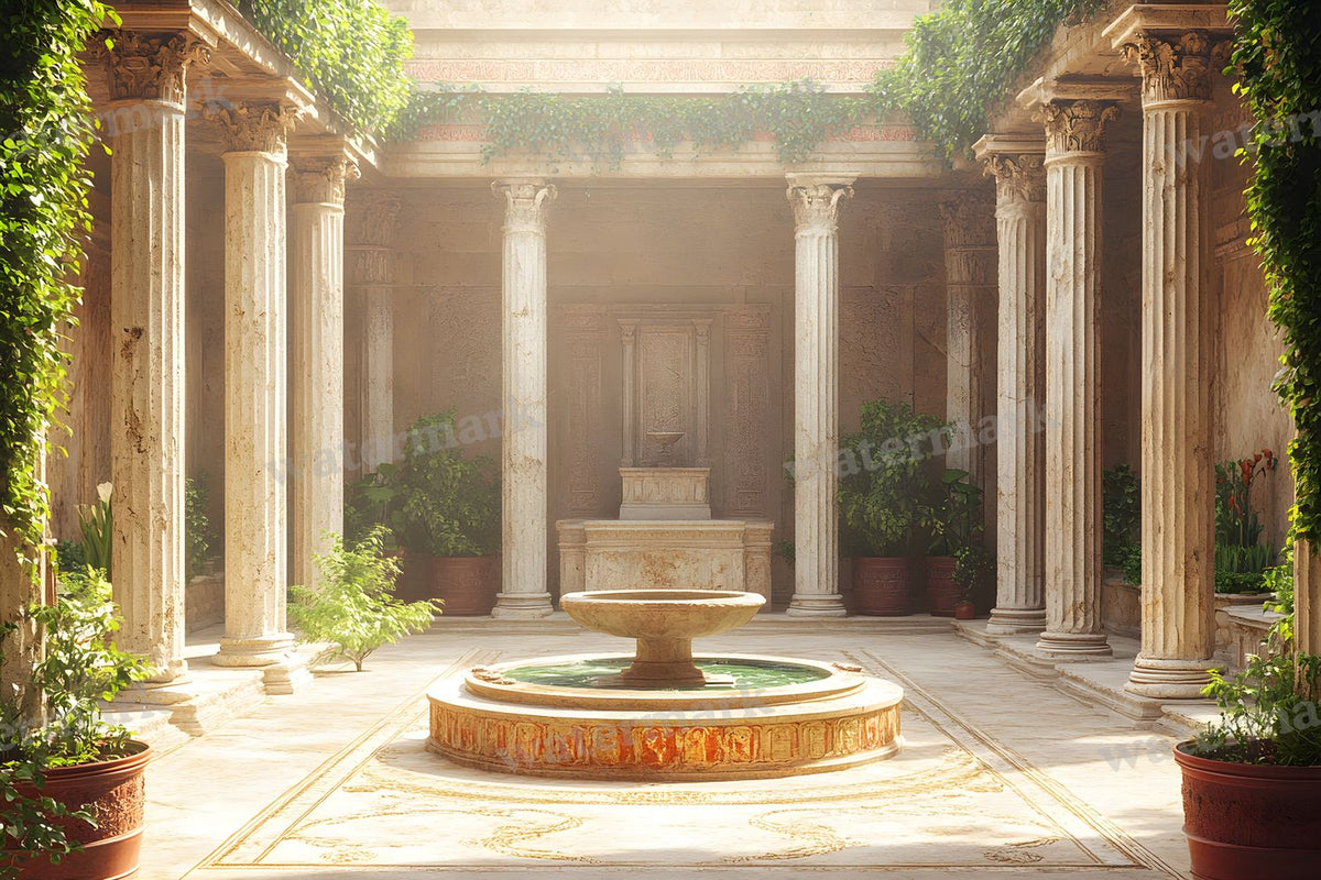 Ancient Roman Courtyard Backdrop Images