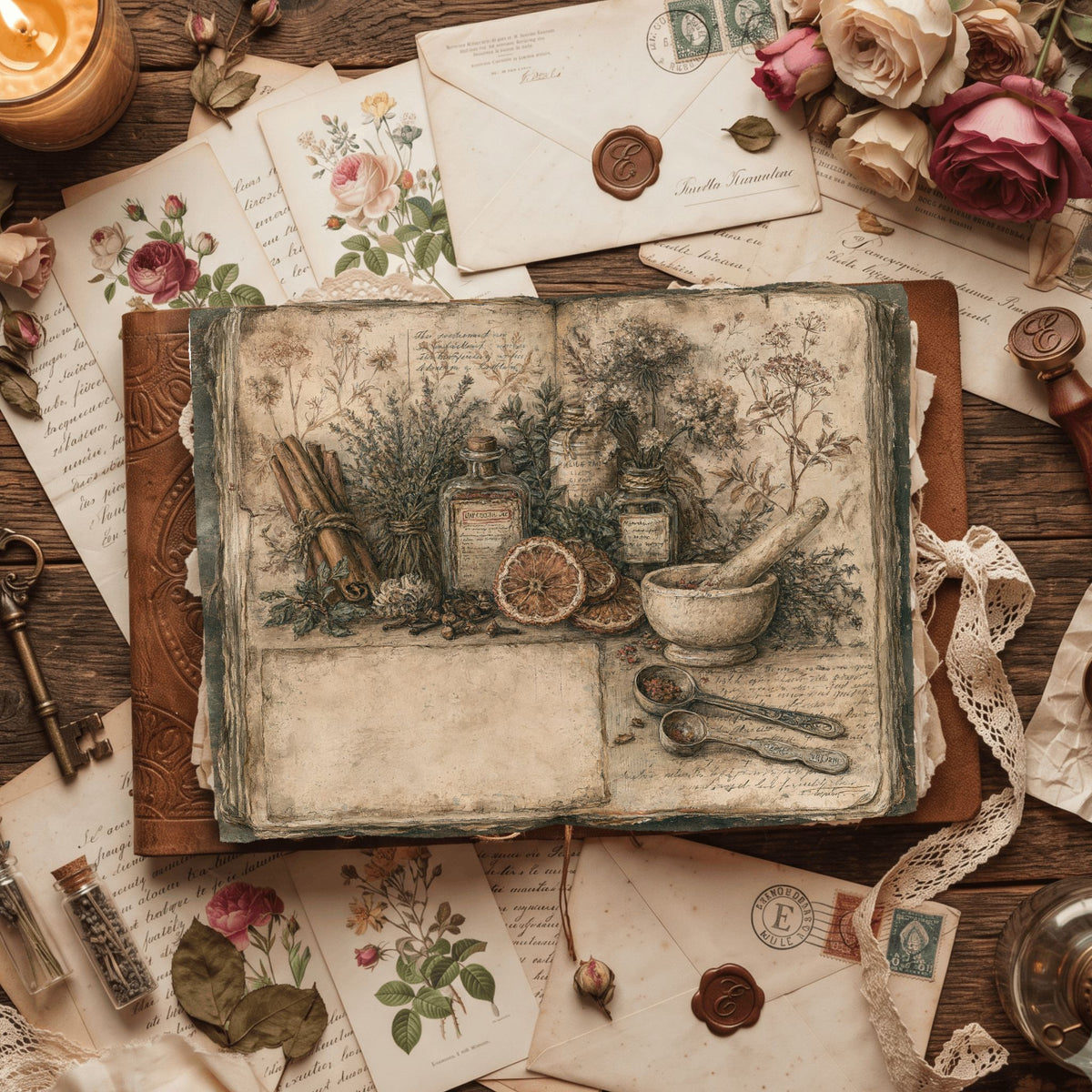 Ancient Spell Ingredients Journal Page