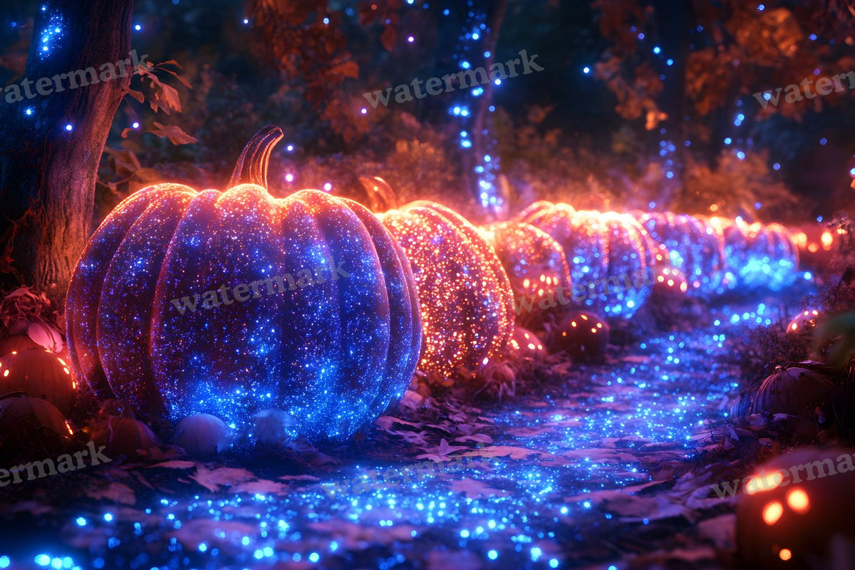 Pumpkin Grove Magic Backdrop Images