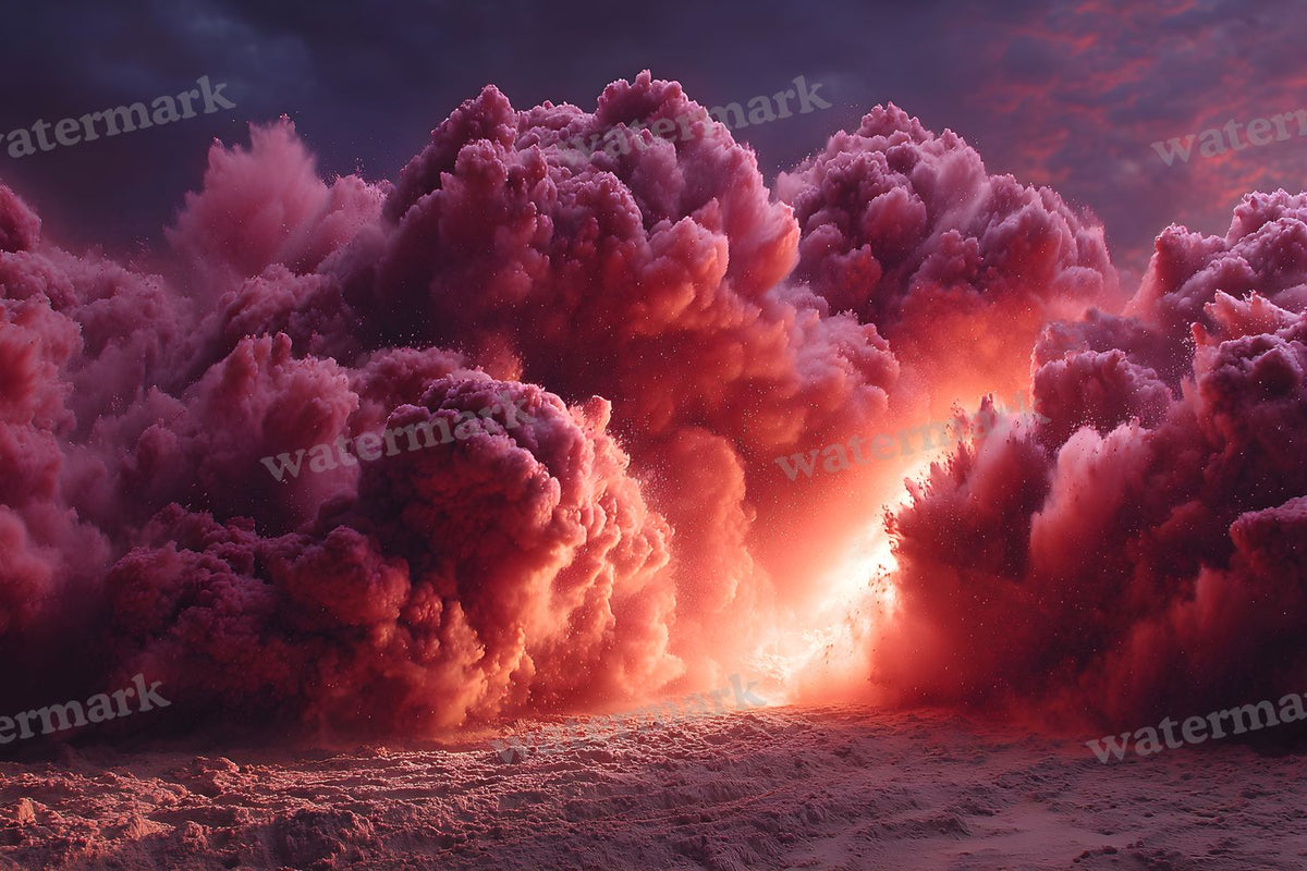 Ruby Smoke Action Backdrop Images