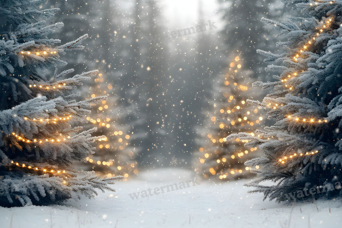 Snowy Forest Backdrop Images