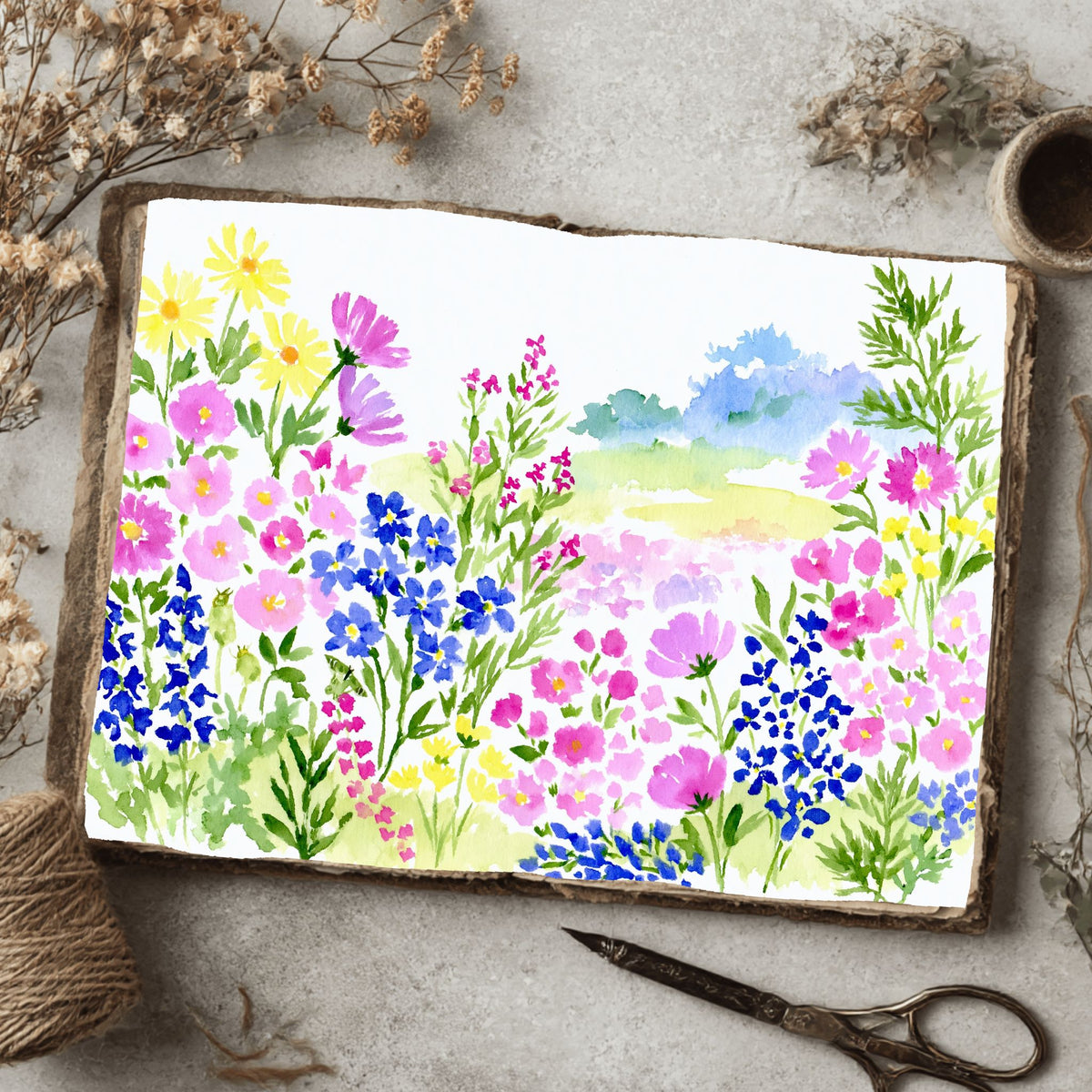 Soft Impressionist Landscape Painting