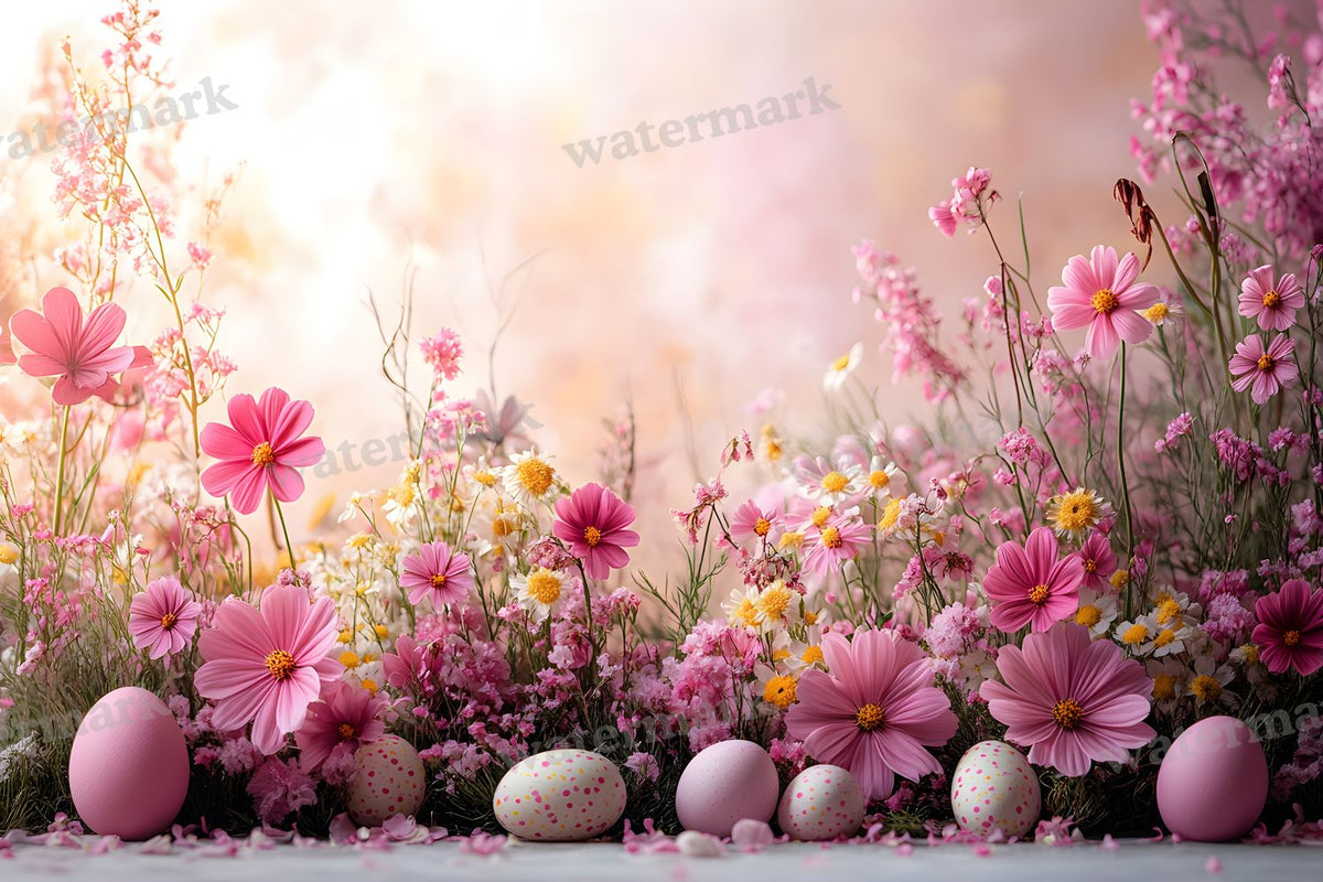 Spring Blossomeggscene Backdrop Images