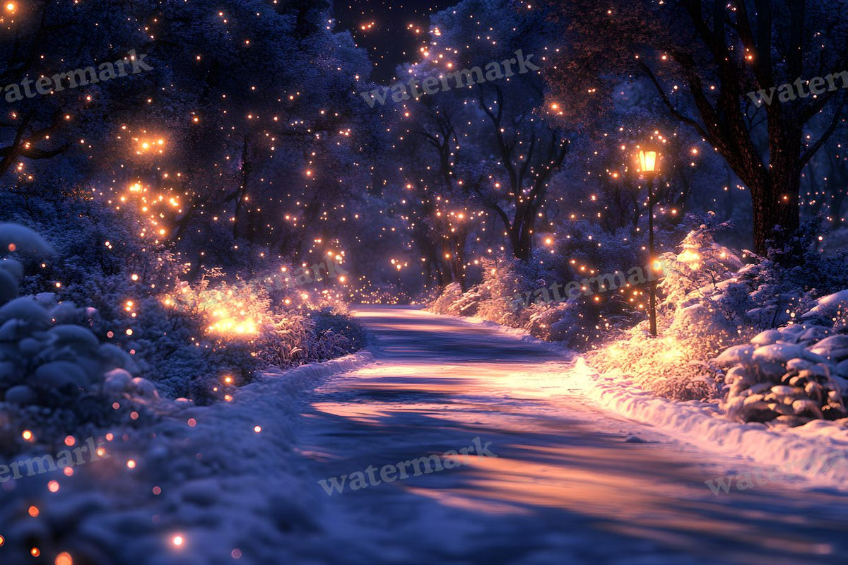 Starry Night digital photo backdrop for photo editing, preview 20