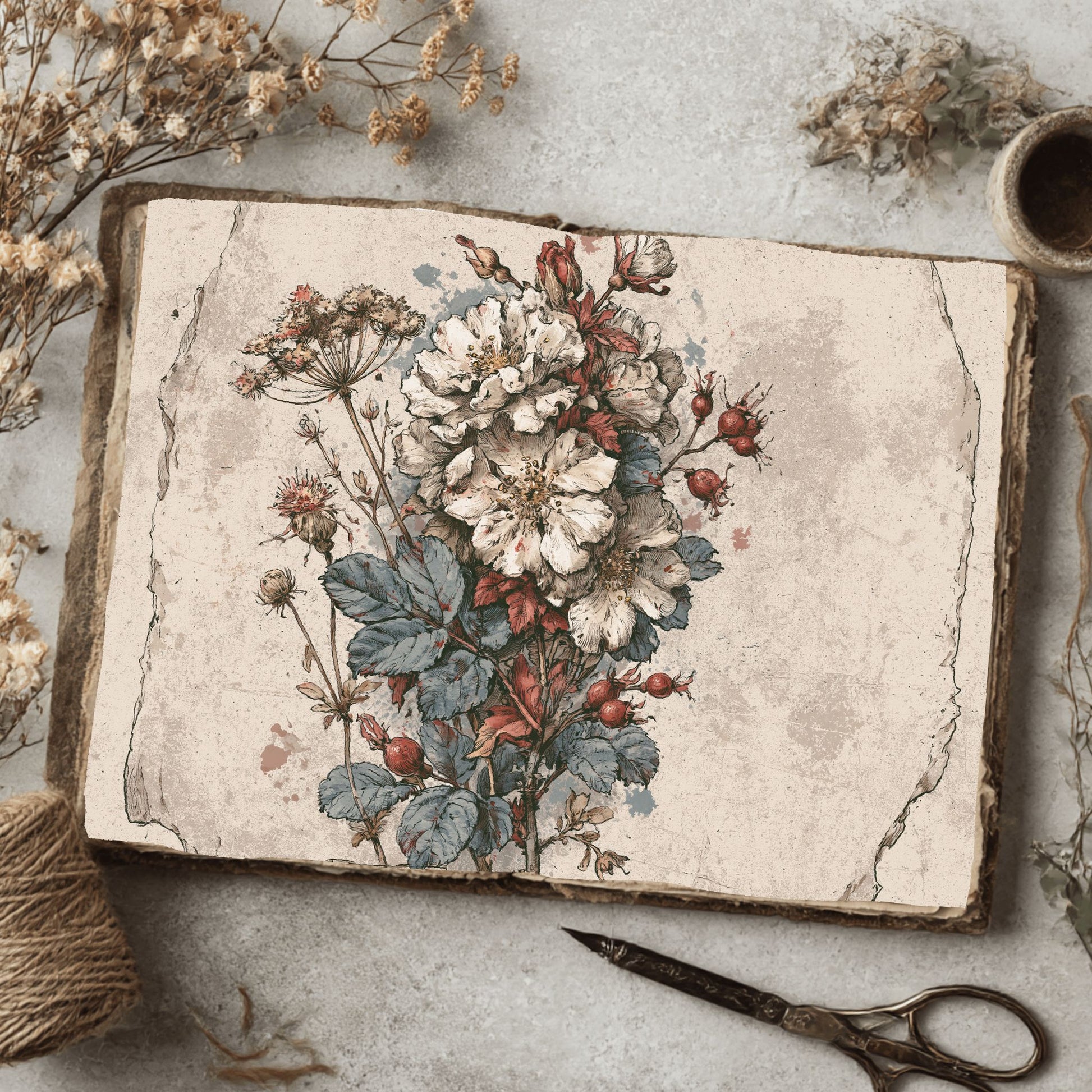 Wildflower Meadow Printable Paper