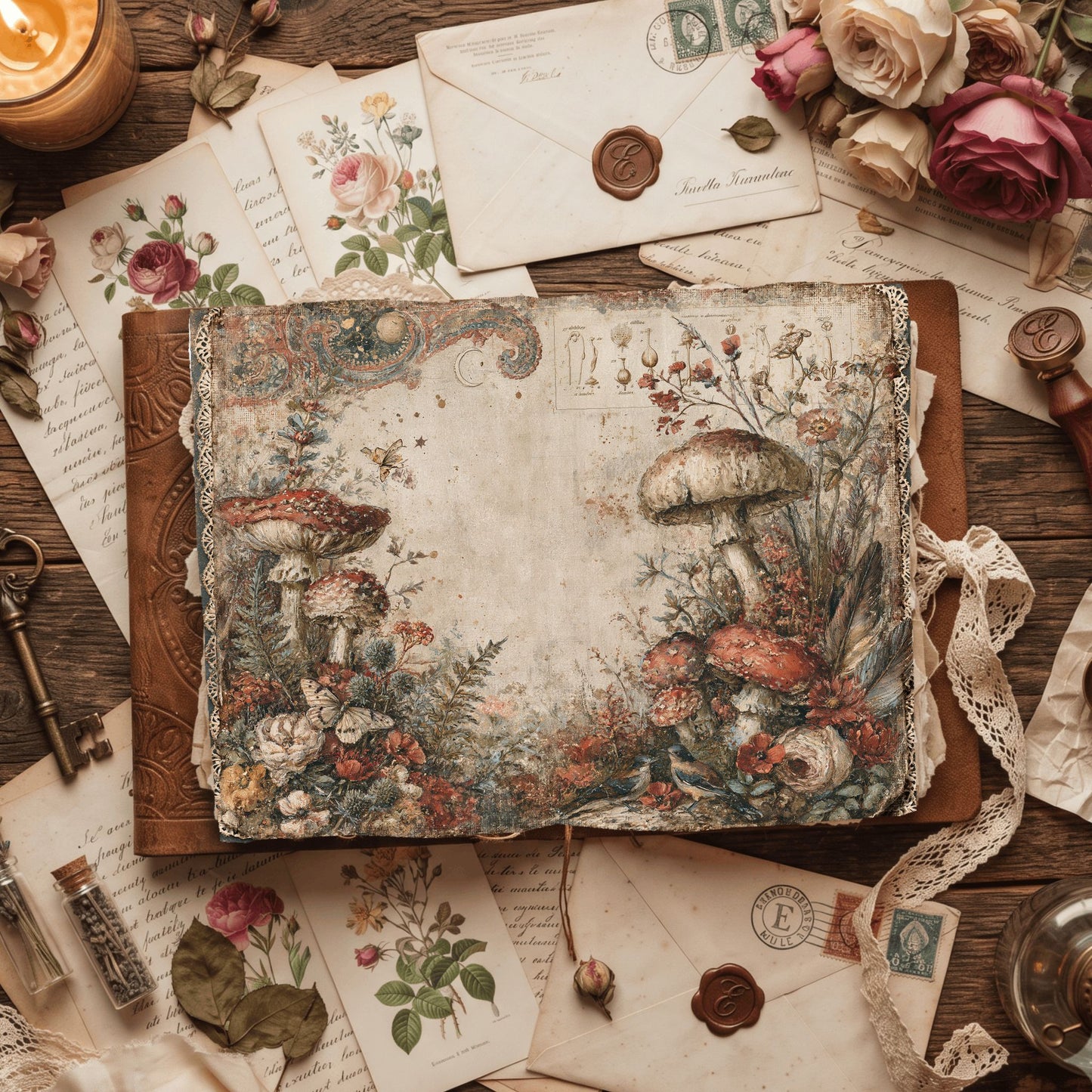 Woodland Hippie Ephemera Paper
