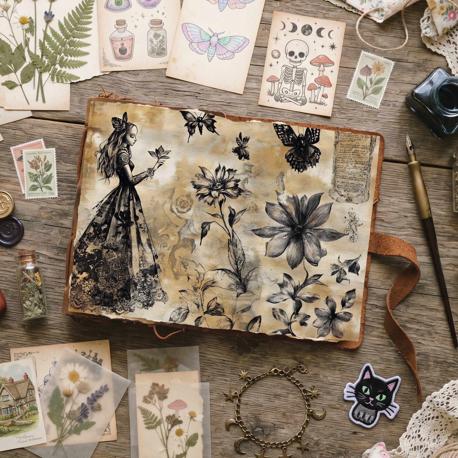 Alice In Wonderland Digital Papers