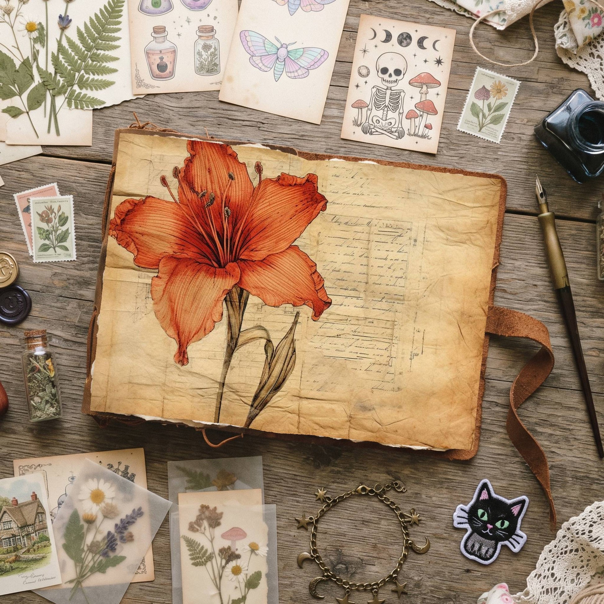 Amaryllis Digital Papers