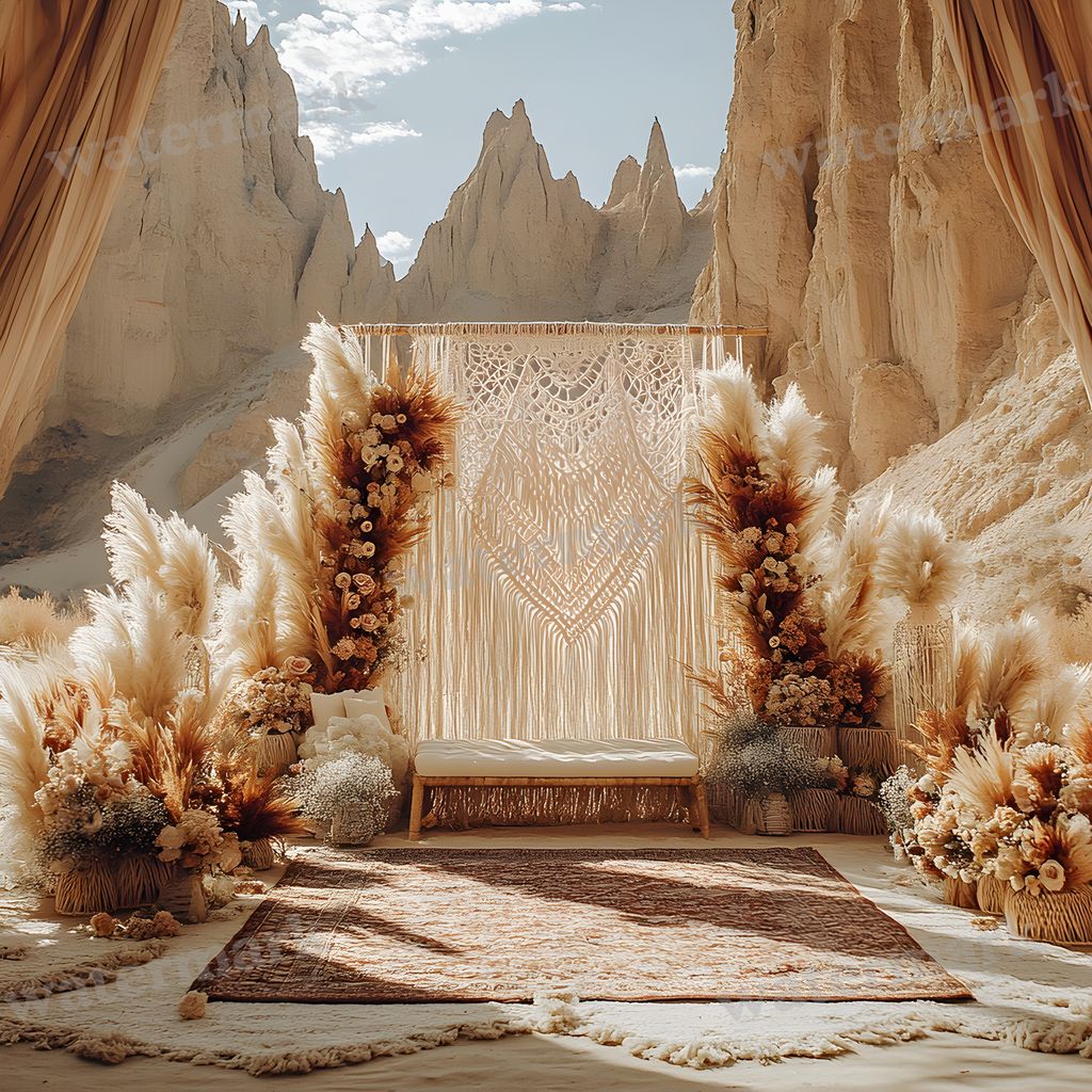 Bohemian Desert Backdrop Images