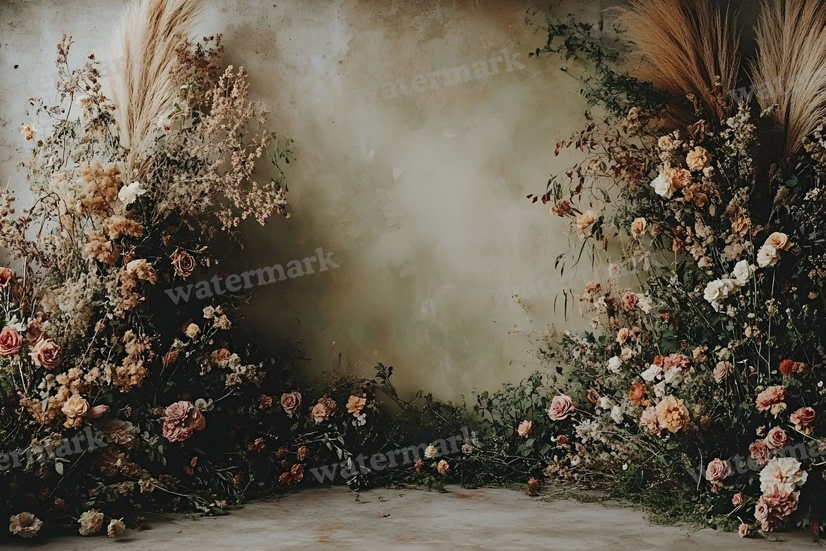 Boho Olive Arch Backdrop Images