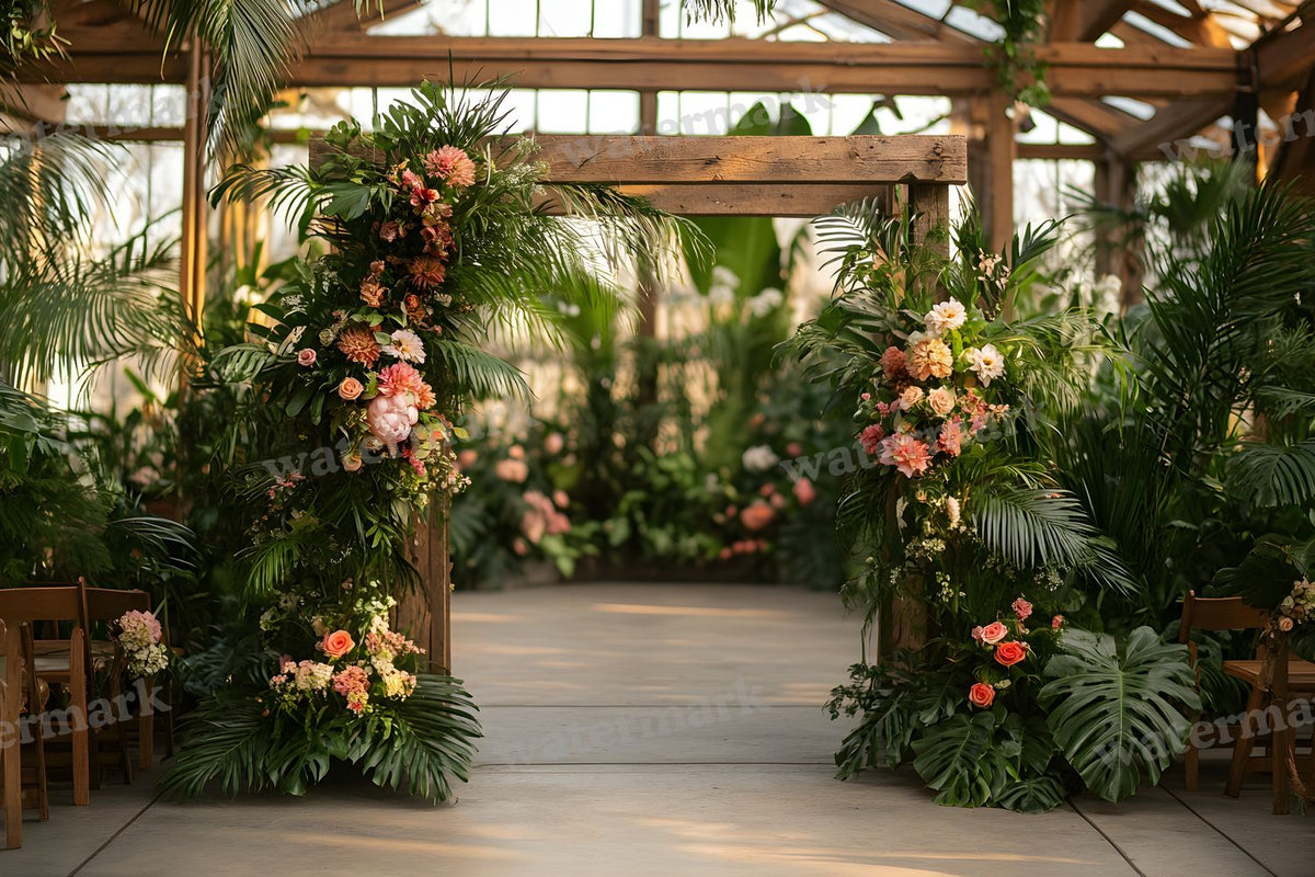 Botanical Wedding Backdrop Images