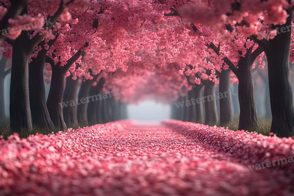 Cherry Blossom Serenity Backdrop Images