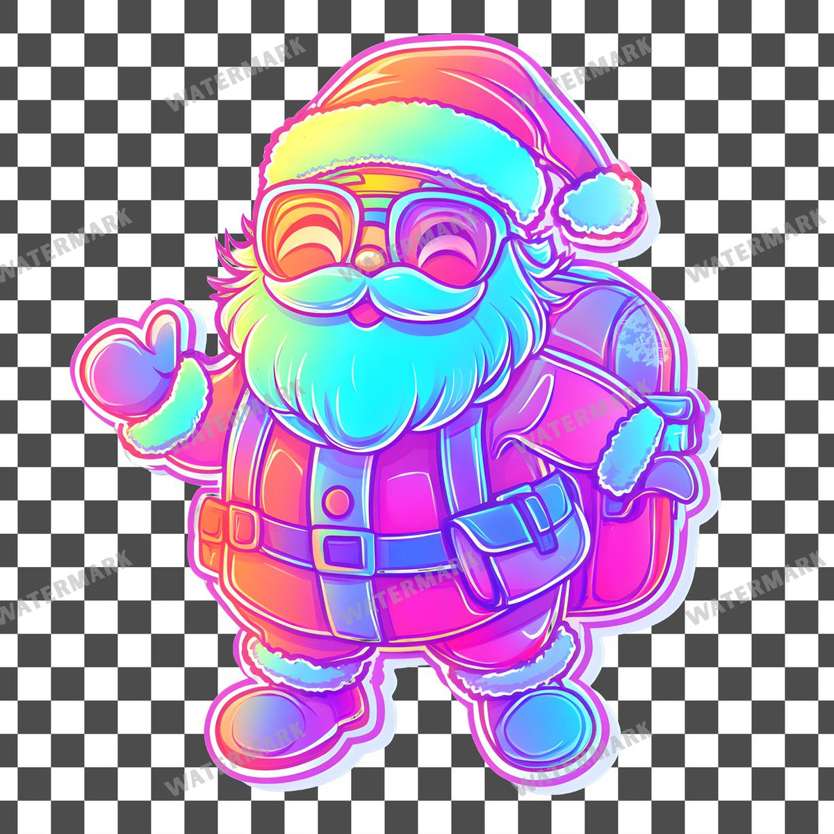 Christmas Kawaii Style Clipart Pngs