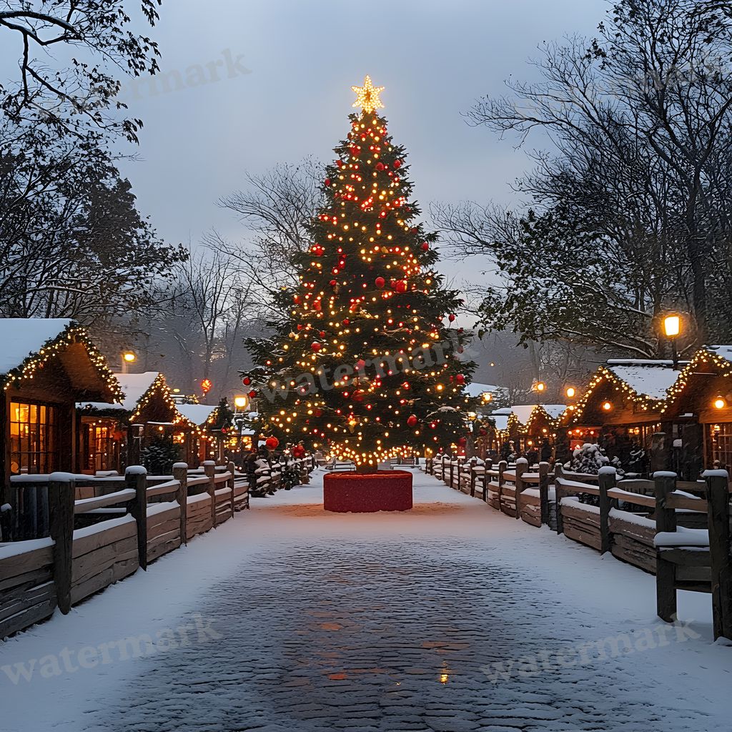 Classic Christmas Backdrop Images