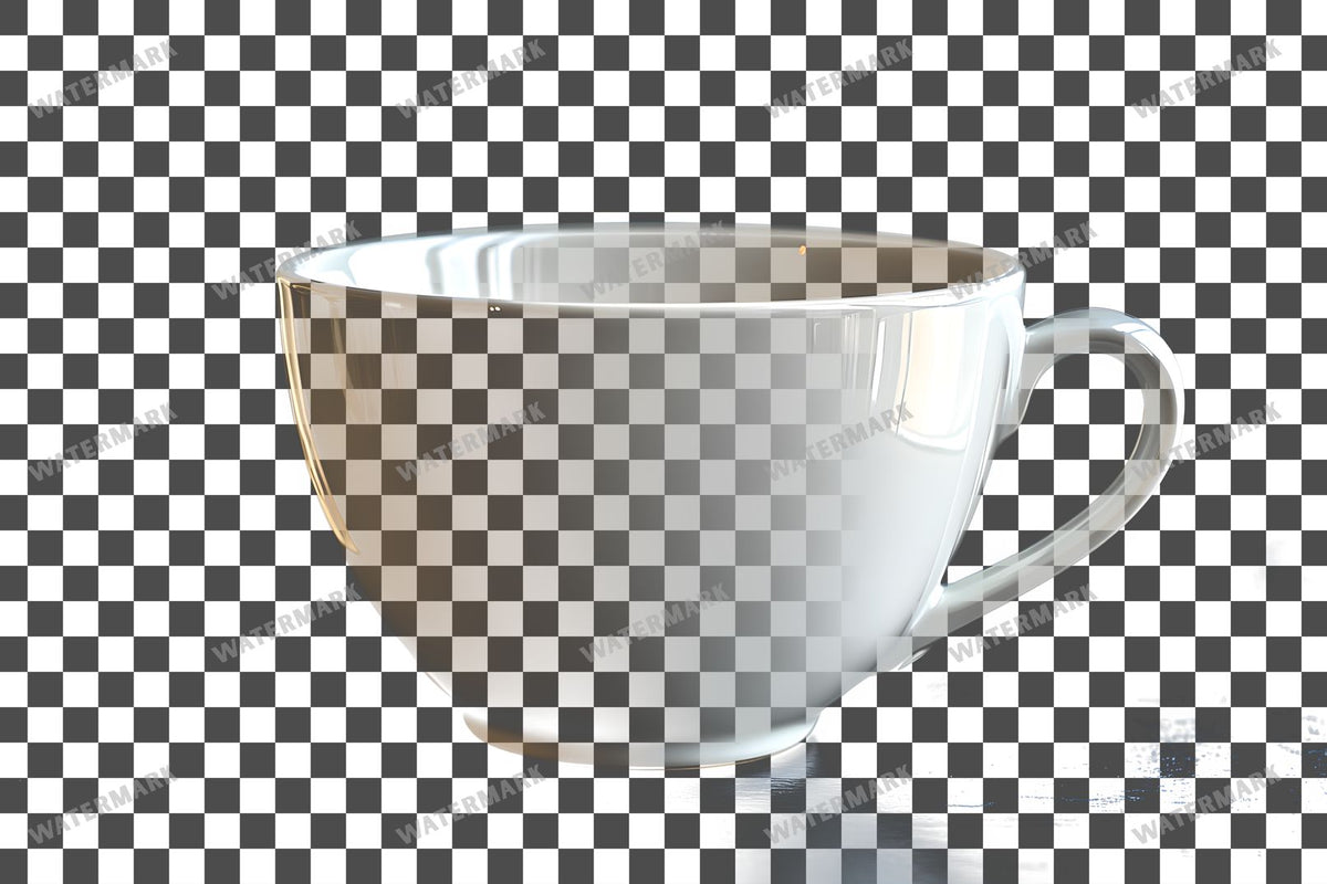 Coffee Cup PNG overlay on a transparent checkered background, preview 21