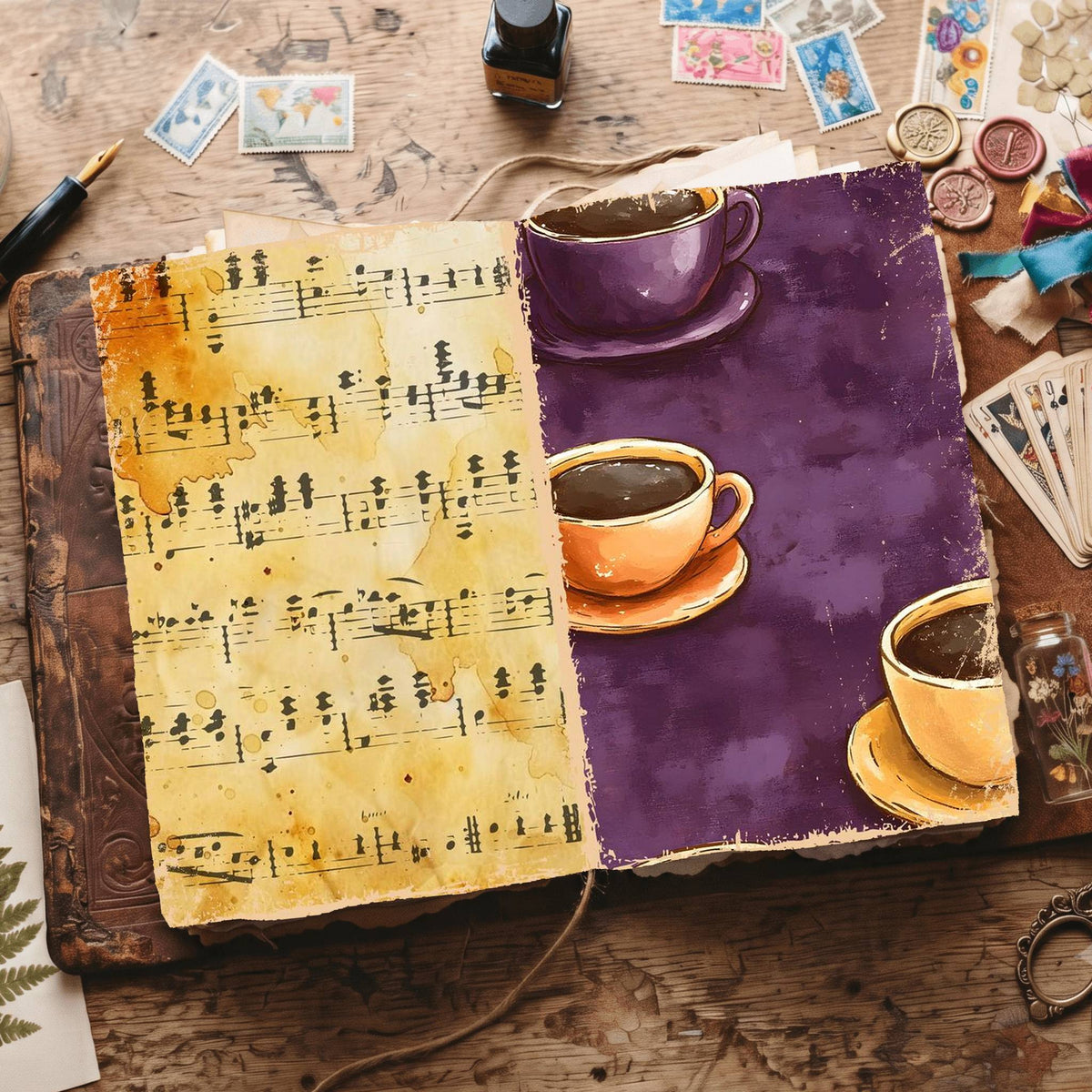 Coffee Digital Papers