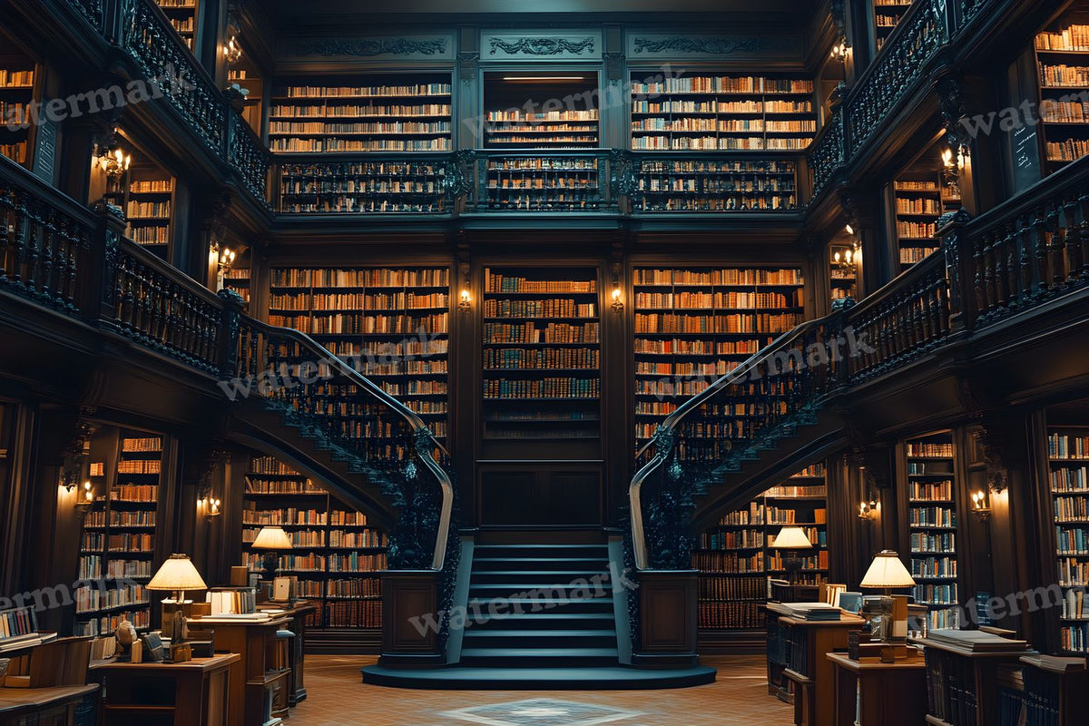 Dark Academia Study Backdrop Images