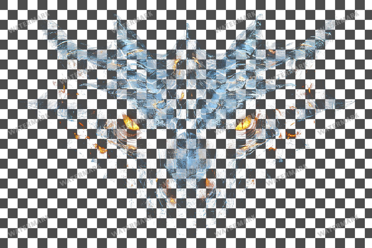 Dragon Skull Transparent Overlay Pngs