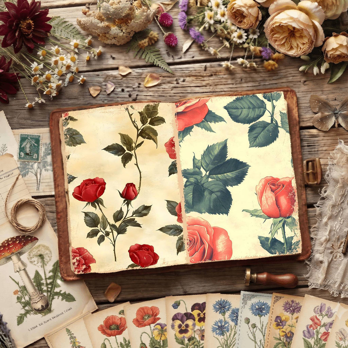 Floral Digital Papers