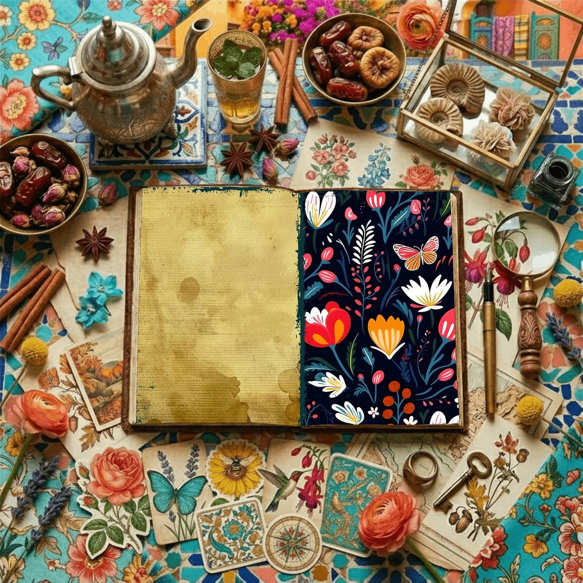 Floral Digital Papers