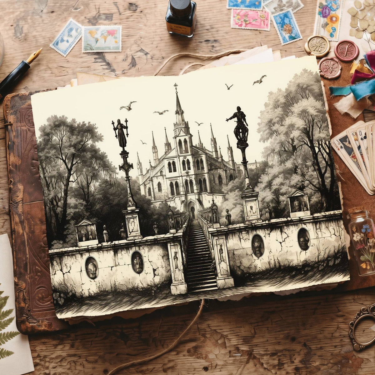 Gothic Digital Papers