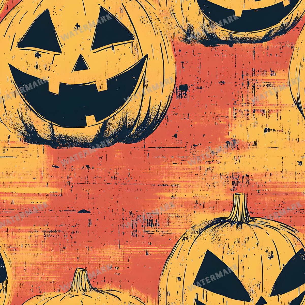 Halloween Seamless Pattern