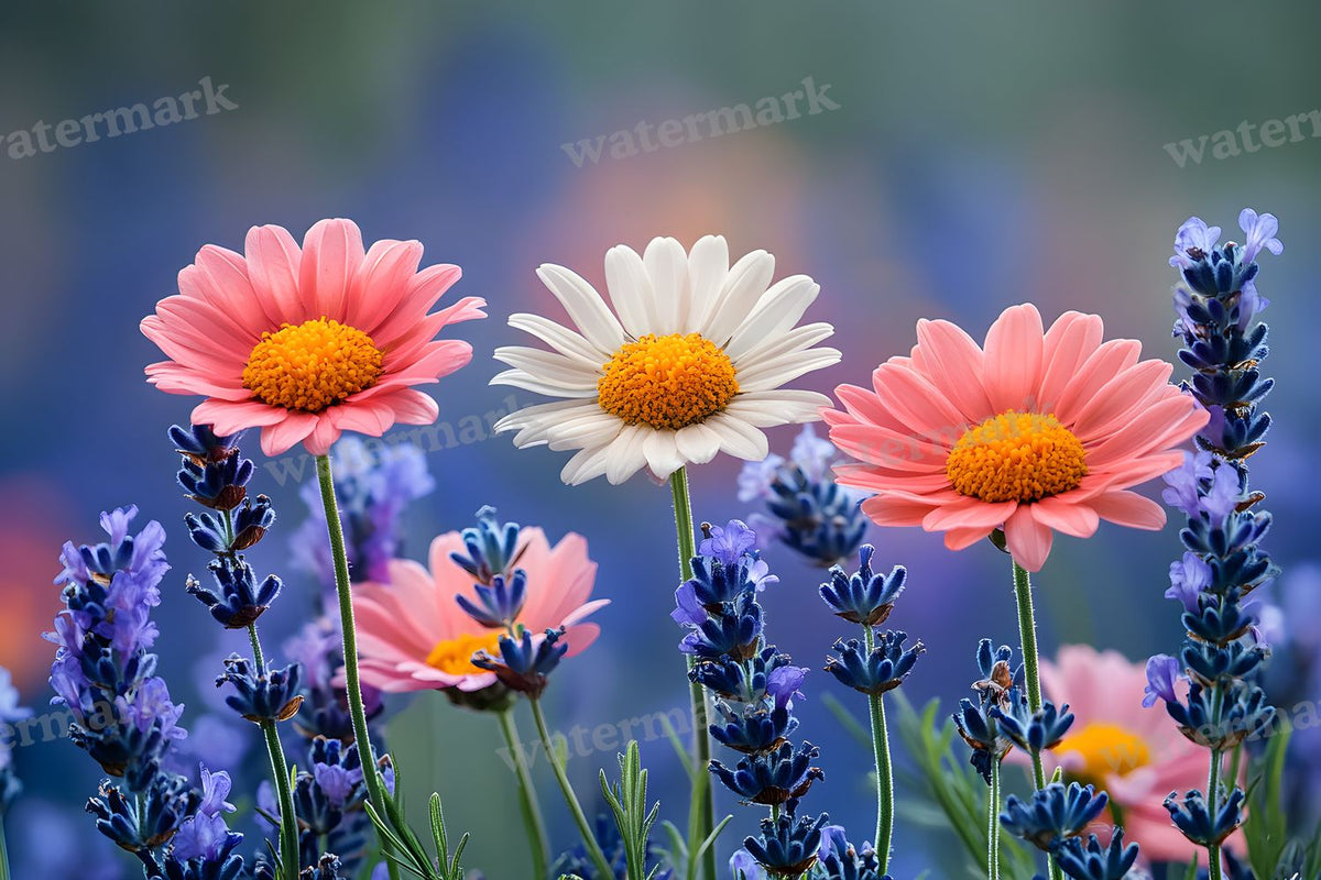 Meadow Dreamscape digital photo backdrop for photo editing, preview 20