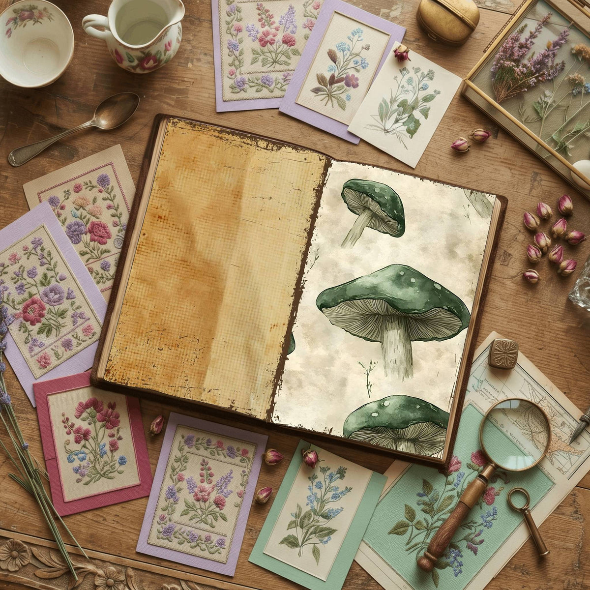 Mushroom Digital Papers