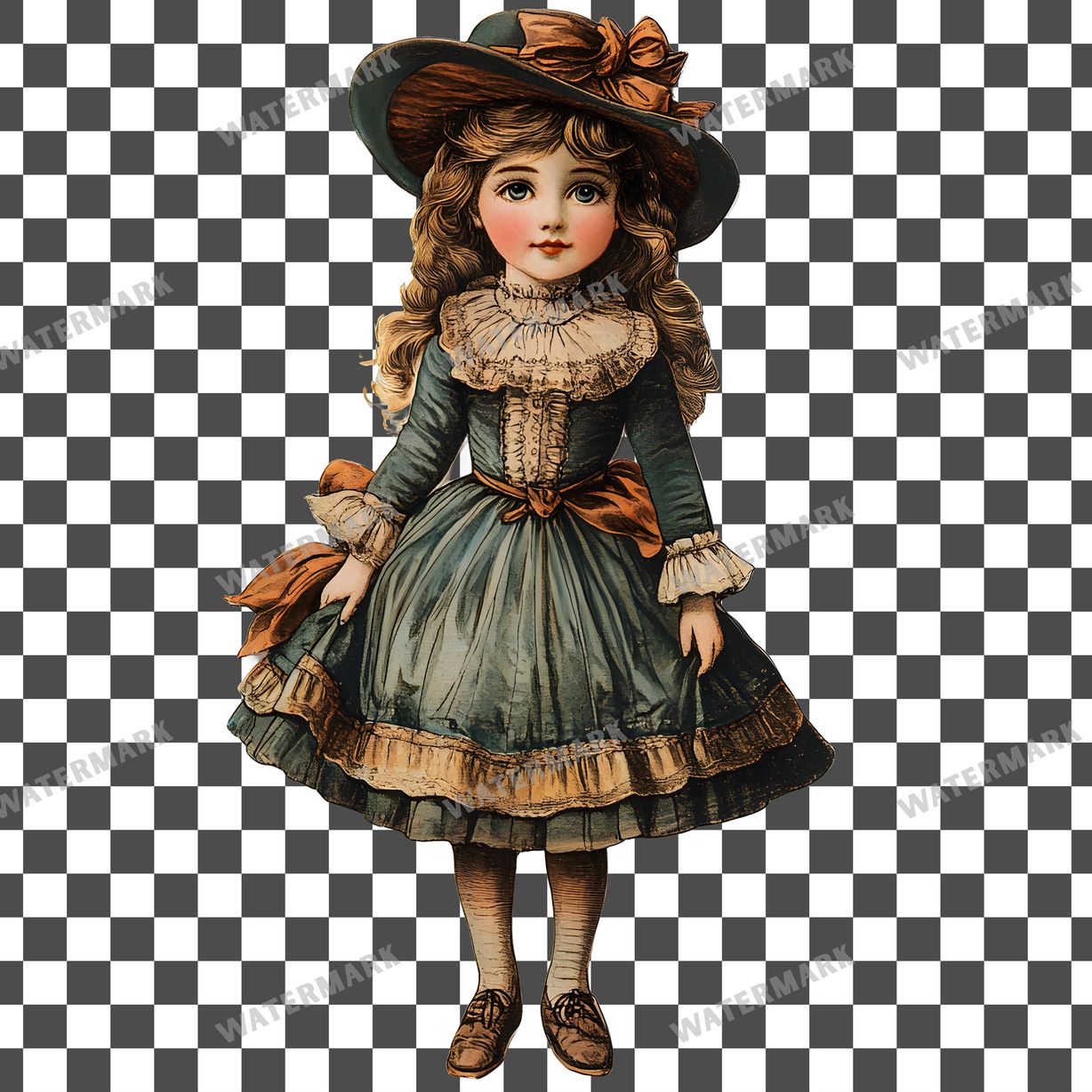 Toy Vintage Style Clipart Pngs