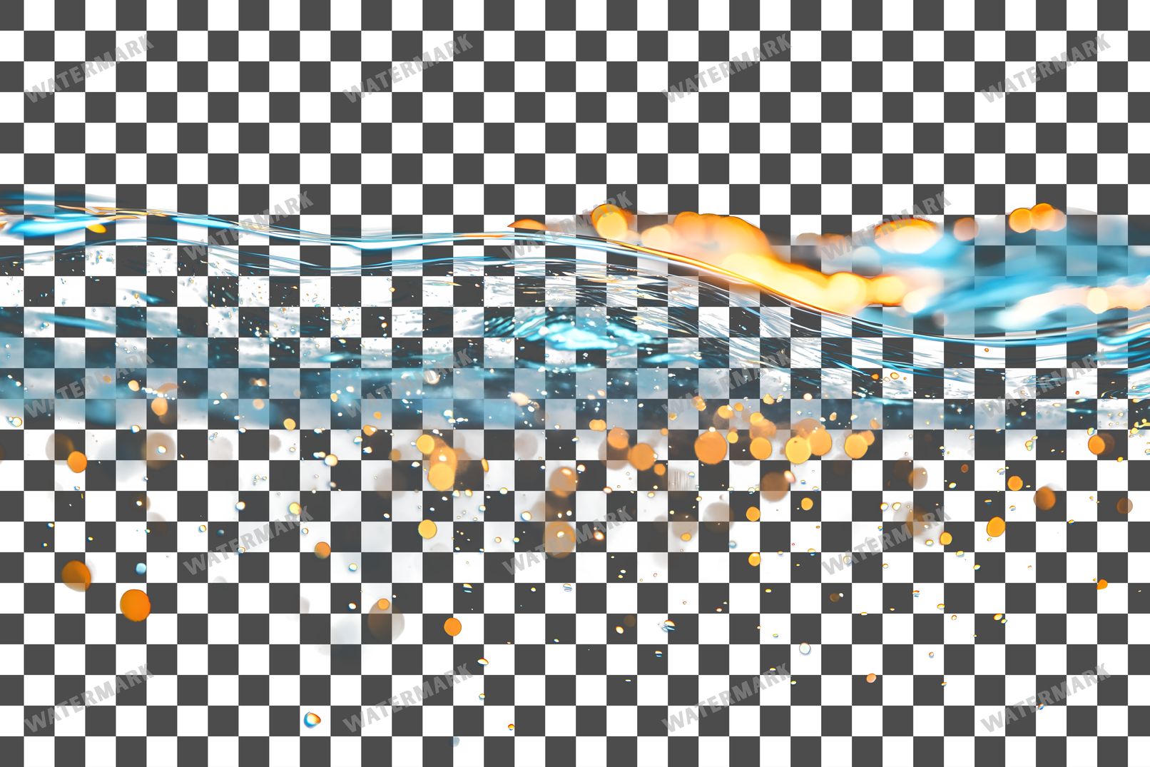 Underwater Lighting Transparent Overlay Pngs