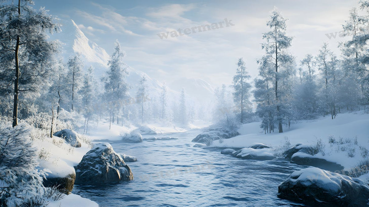Winter Snow Backdrop Images