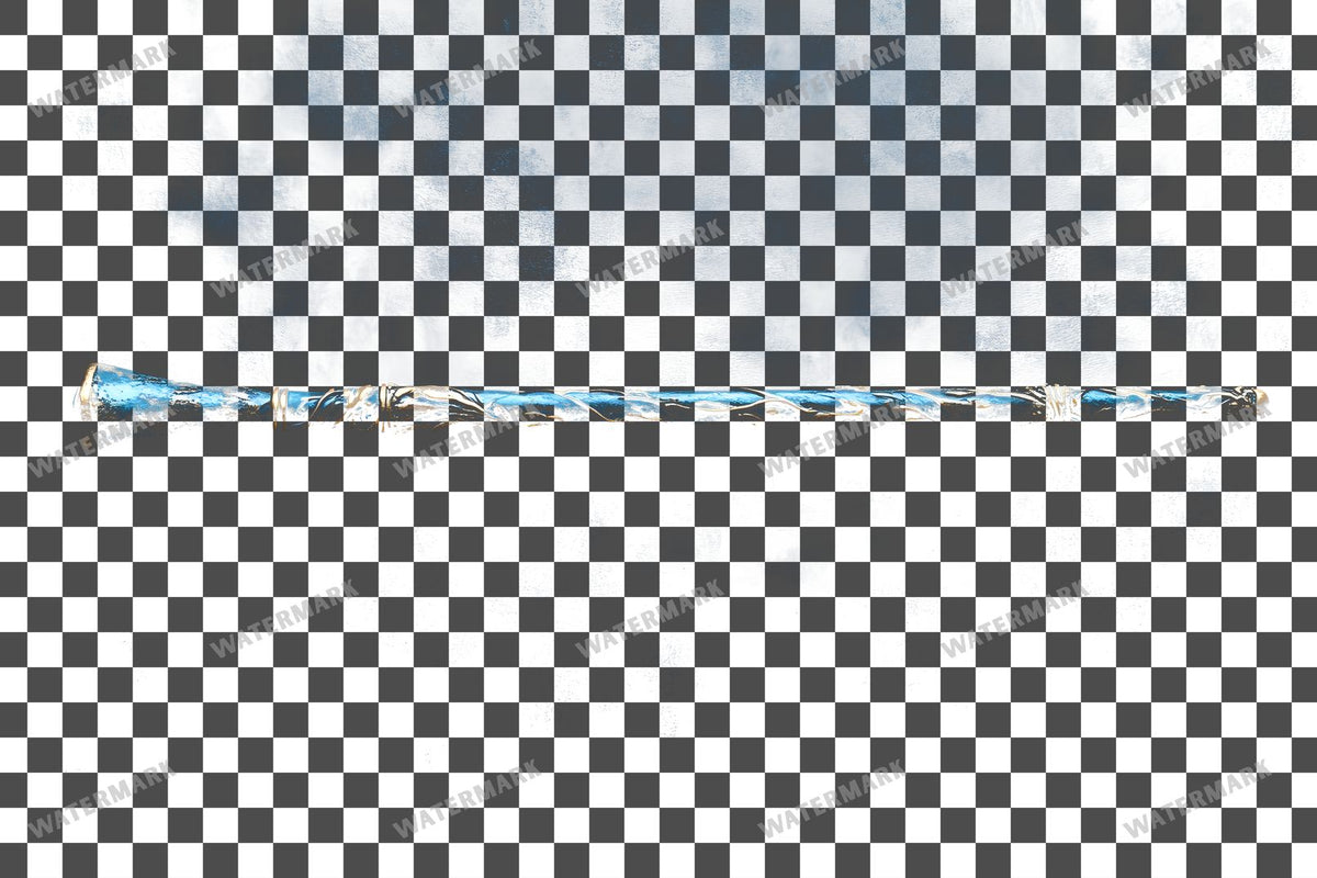Witch Wand PNG overlay on a transparent checkered background, preview 21