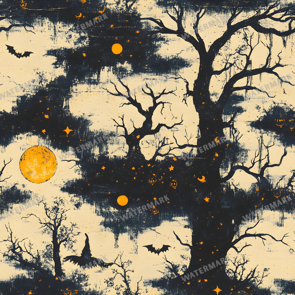 Witchcraft Seamless Pattern