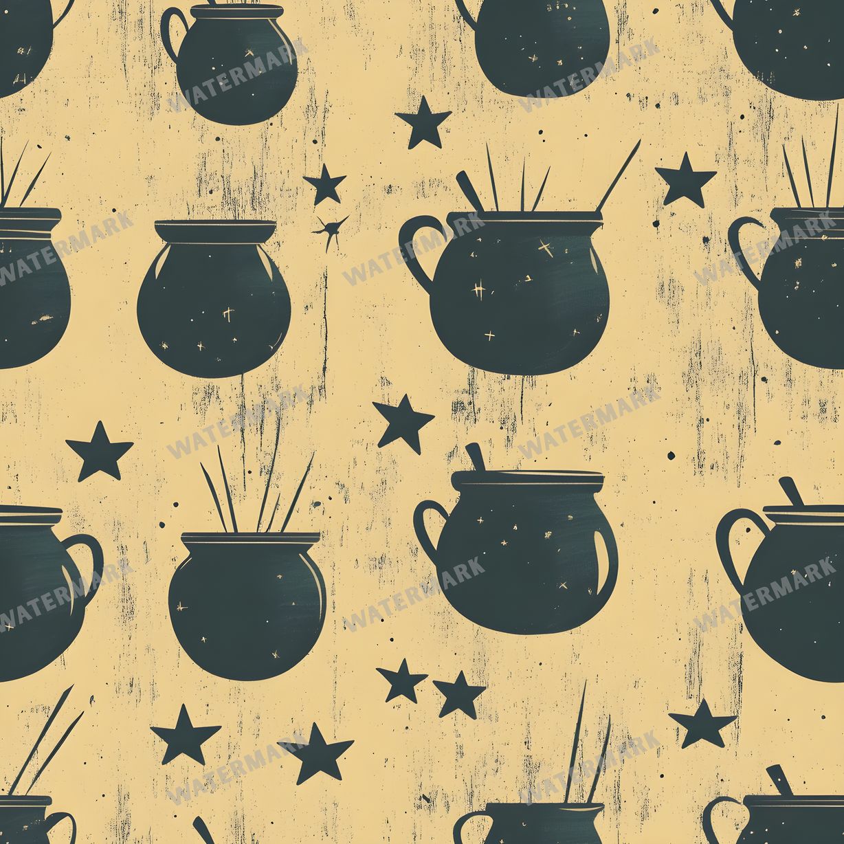 Witchcraft Seamless Pattern
