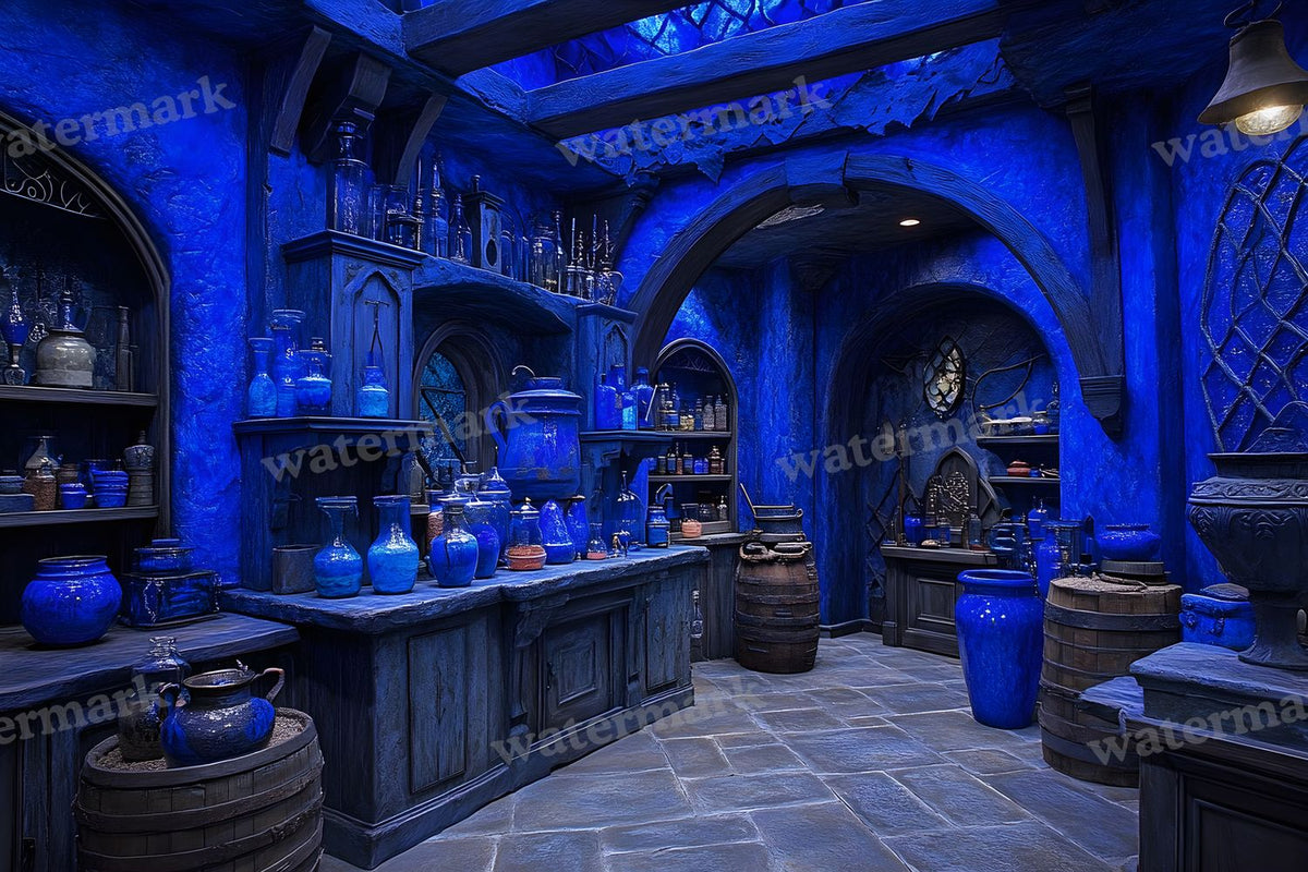 Witchs Apothecaryblue Backdrop Images