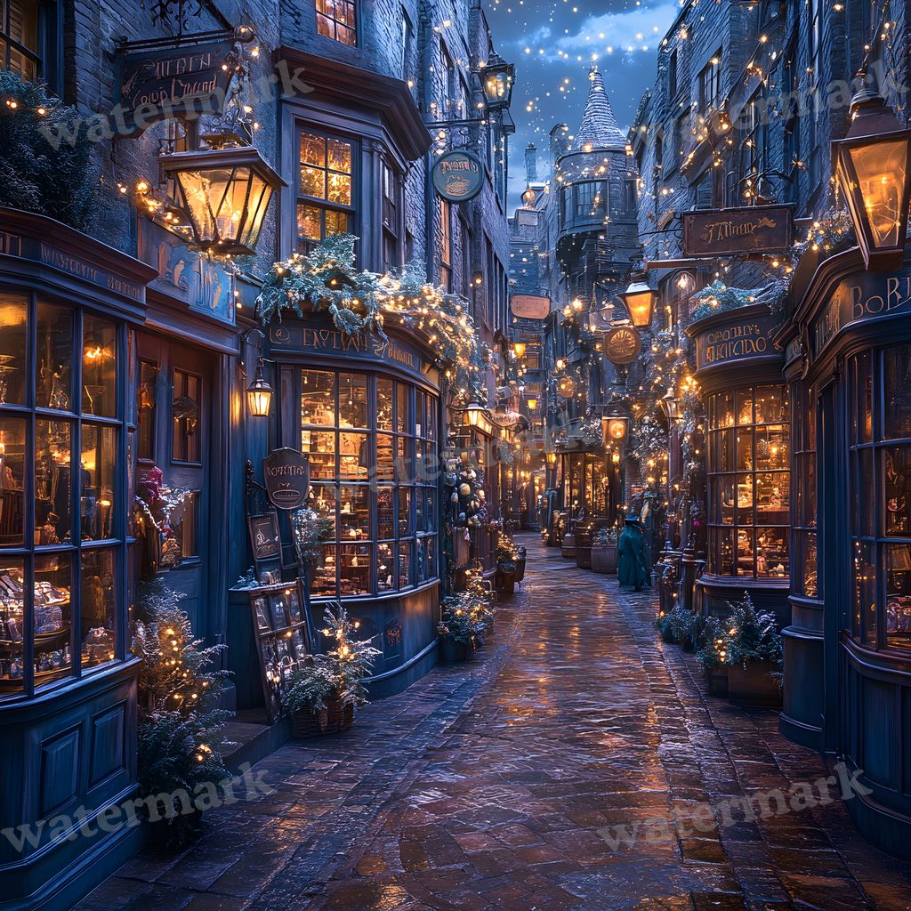 Wizarding Alley Backdrop Images
