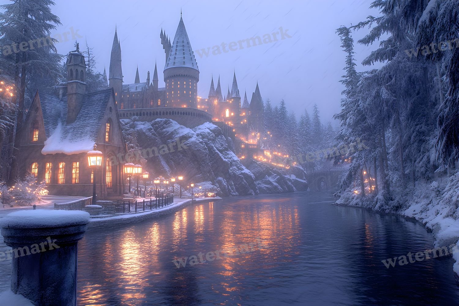 Wizarding School Backdrop Images