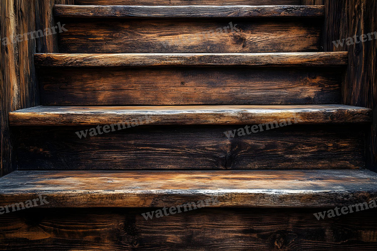 Wooden Stairrustic Vintage Backdrop Images