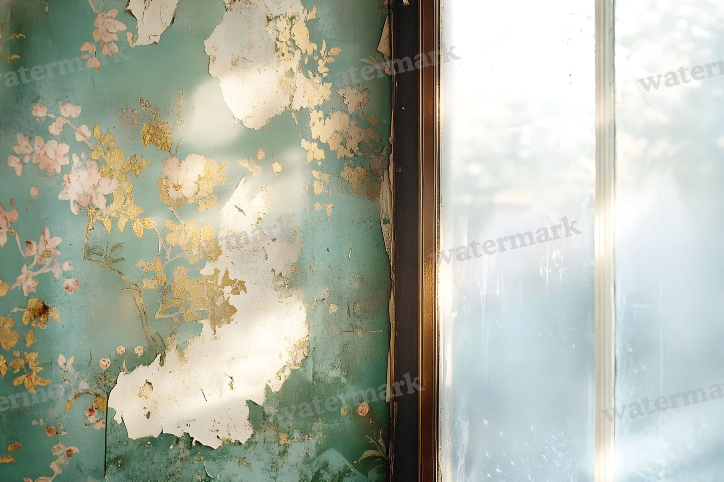 Worn Vintage Wallpaper Diffused Light Backdrop Images