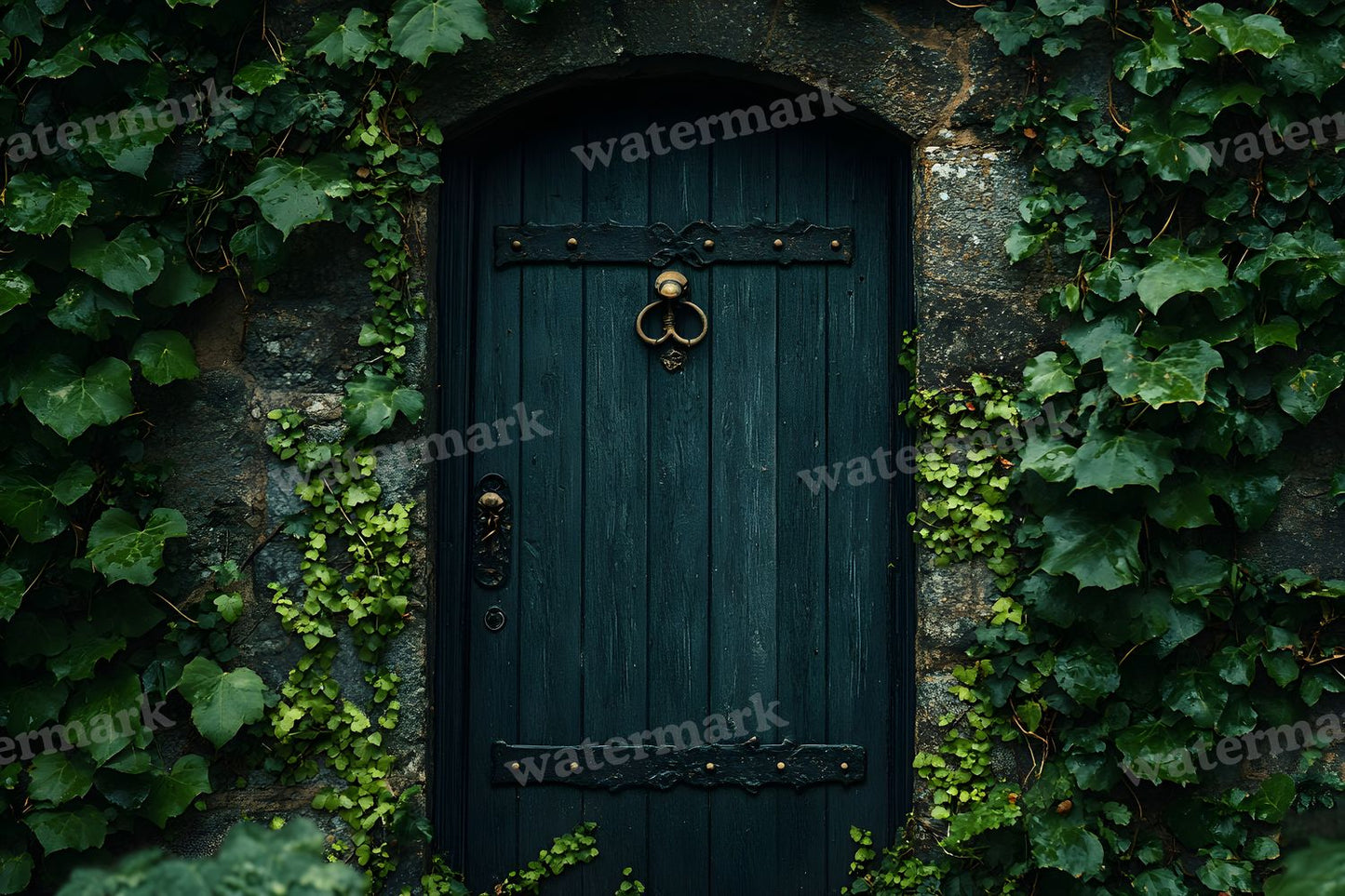 Aged Rustic Wood Door Backdrop Images