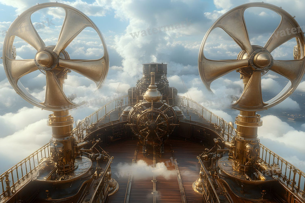 Airship Deck Backdrop Images